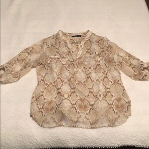Snake skin blouse